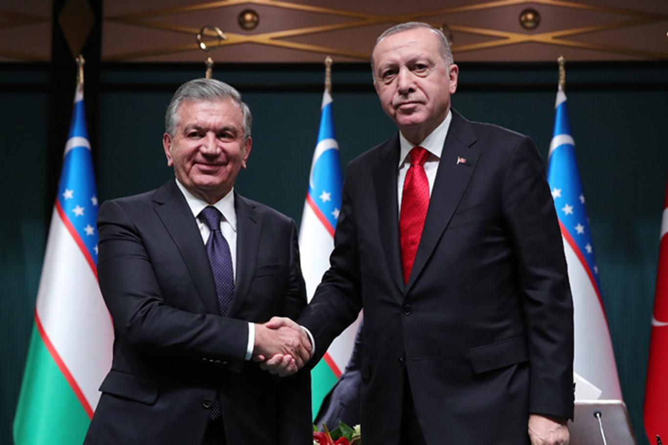 Erdoğan: “Özbekistan ile ticaret hacmimizi 5 milyar dolara çıkarmayı hedefliyoruz”